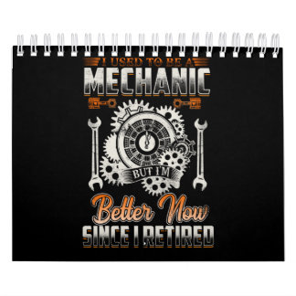 Mechanic Lovers | Vintage I Used To Be A Mechanic Calendar