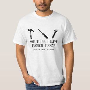 Mechanic, Mechanical, Tools Lover, Mechanics T-Shirt