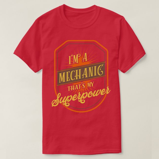 Mechanic Mechanist T-Shirt (Design Front)