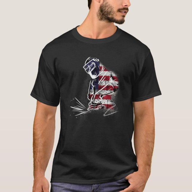 Mechanic Metalworker Usa Foundry Blacksmith Forger T-Shirt (Front)