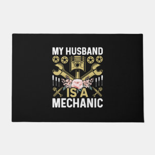 Mechanic My Husband Is A Mechanic Doormat