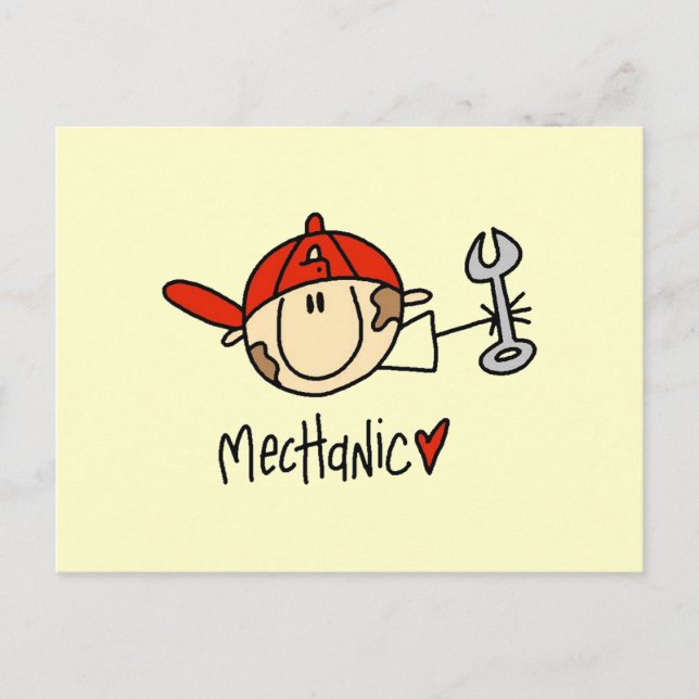 Mechanic Postcard (Front)