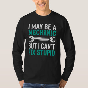 mechanic saying Husband repairman I love mechani T-Shirt