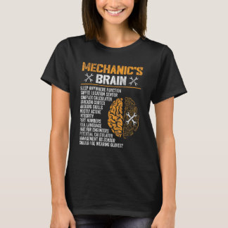 Mechanic Sayings Mechanics Brain T-Shirt