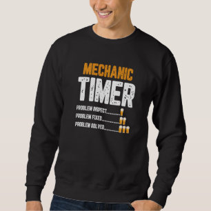 Mechanic Timer Car Mechanical Beer Sweatshirt