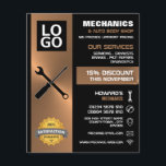 Mechanic Tools, Auto Mechanic/Repairs Advertising Flyer<br><div class="desc">Mechanic Tools,  Auto Mechanic & Repairs Advertising Flyers By The Business Card Store.</div>