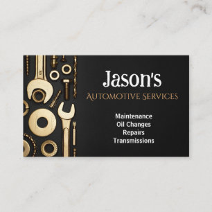 Mechanic Tools Business Card