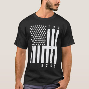 Mechanic US Flag Tuner Car Repairing Tools Mechani T-Shirt