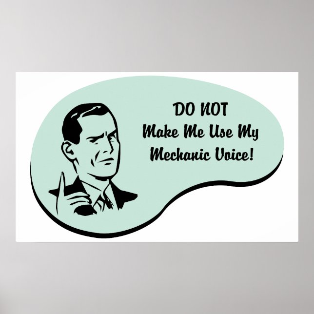 Mechanic Voice Poster (Front)