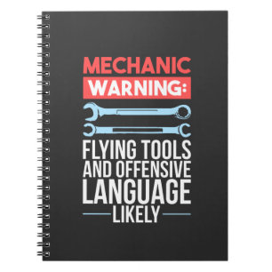 Mechanic - Warning Notebook