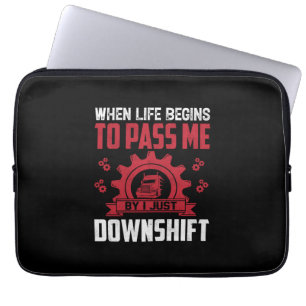 Mechanic When Life Begins To Pass Me Laptop Sleeve