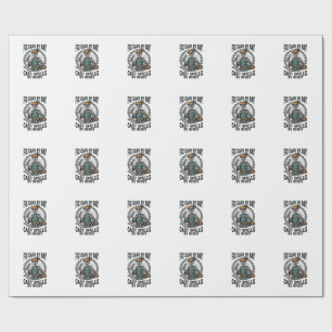 Mechanic Witch Shirt Vintage Halloween Repair Art_ Wrapping Paper