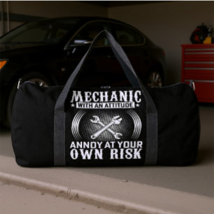 Mechanic With An Attitude Duffle Bag