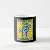 Mechanic Worker Laborer vintage Poster