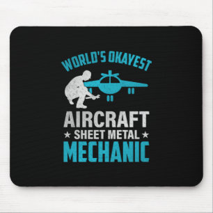 Mechanic World's Okayest Mechanic Mouse Pad