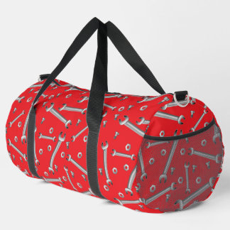 Mechanic Wrench Pattern Duffle Bag