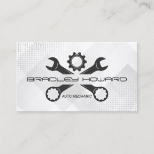 Mechanic Wrenches Auto Services Business Card