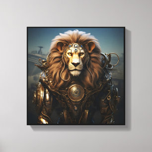 Mechanica Astralis – Leo Canvas Print
