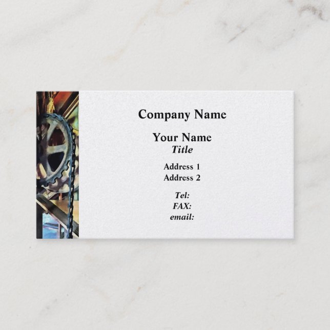 Mechanical Advantage Business Card (Front)