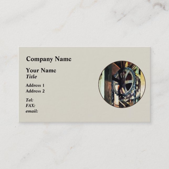 Mechanical Advantage Business Card (Front)