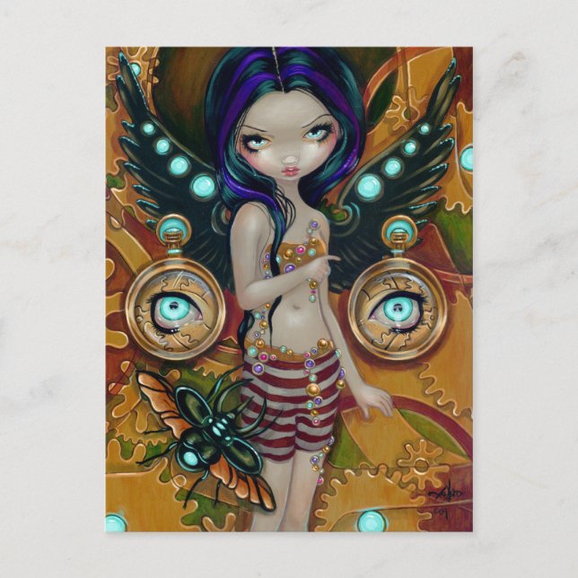 "Mechanical Angel III" Postcard (Front)