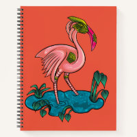 Mechanical Bird, Pink Flamingo Mecha Robot