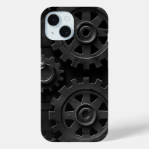 Mechanical Black Gearworks Phone Case