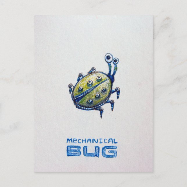 Mechanical Bug postcard (Front)
