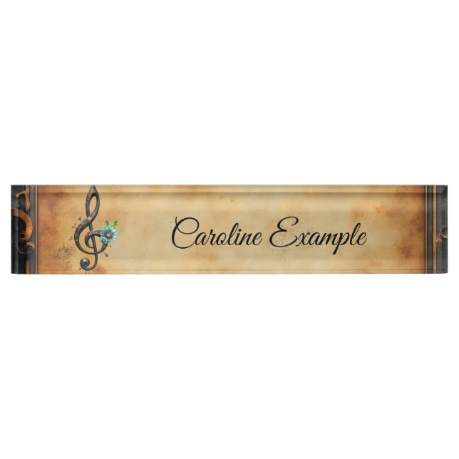 Mechanical  clef nameplate (Front)