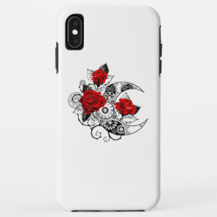 Mechanical Crescent with Red Roses Case-Mate iPhone Case