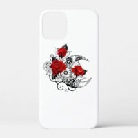 Mechanical Crescent with Red Roses