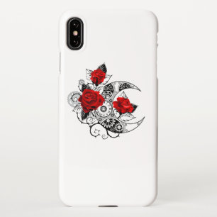Mechanical Crescent with Red Roses iPhone XS Max Case