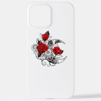 Mechanical Crescent with Red Roses