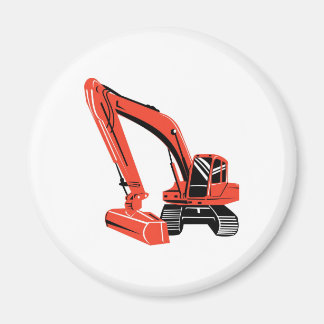 mechanical digger construction excavator magnet