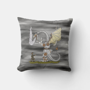 Mechanical Dragon Cushion