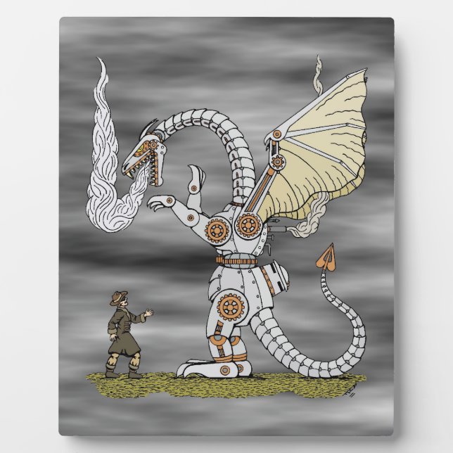 Mechanical Dragon Plaque (Front)