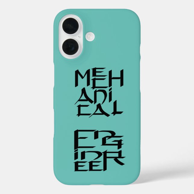 Mechanical Engineer Character Case-Mate iPhone Case (Back)