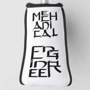 Mechanical Engineer Character Golf Head Cover