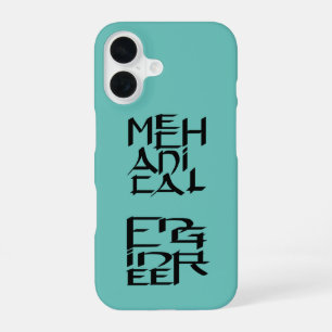 Mechanical Engineer Character iPhone 16 Case
