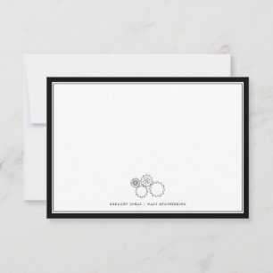 Mechanical Engineer Flat Note Card