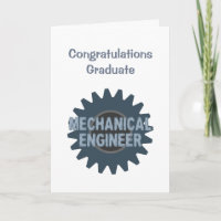 Mechanical Engineer Gear Blue Grey