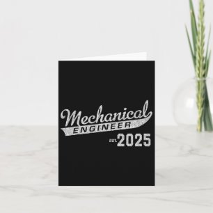 Mechanical Engineer Graduation 2025  Card
