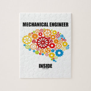 Mechanical Engineer Inside (Gears Brain) Jigsaw Puzzle
