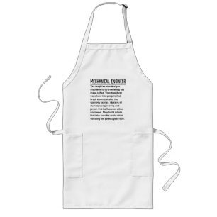 Mechanical engineer long apron
