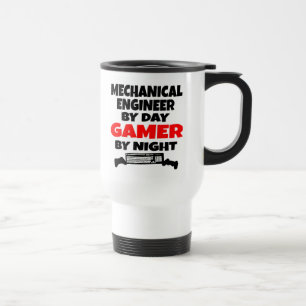 Mechanical Engineer Loves Playing Video Games Travel Mug