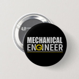 Mechanical Engineering Funny Engineer 6 Cm Round Badge