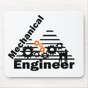 Mechanical Engineering Funny Engineer Mouse Pad
