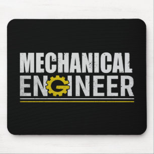 Mechanical Engineering Funny Engineer Mouse Pad