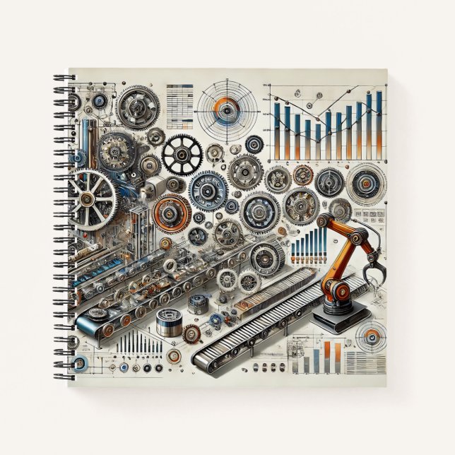 Mechanical Engineering: Innovate, Design & Build Notebook (Front)