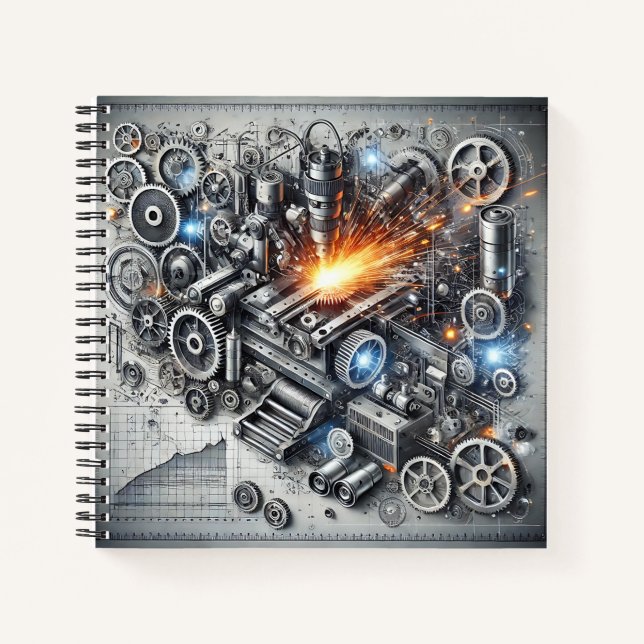 Mechanical Engineering: Innovate, Design & Build  Notebook (Front)